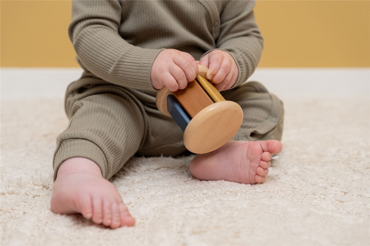 Sonajero y anillas para bebé  Material Montessori para bebés